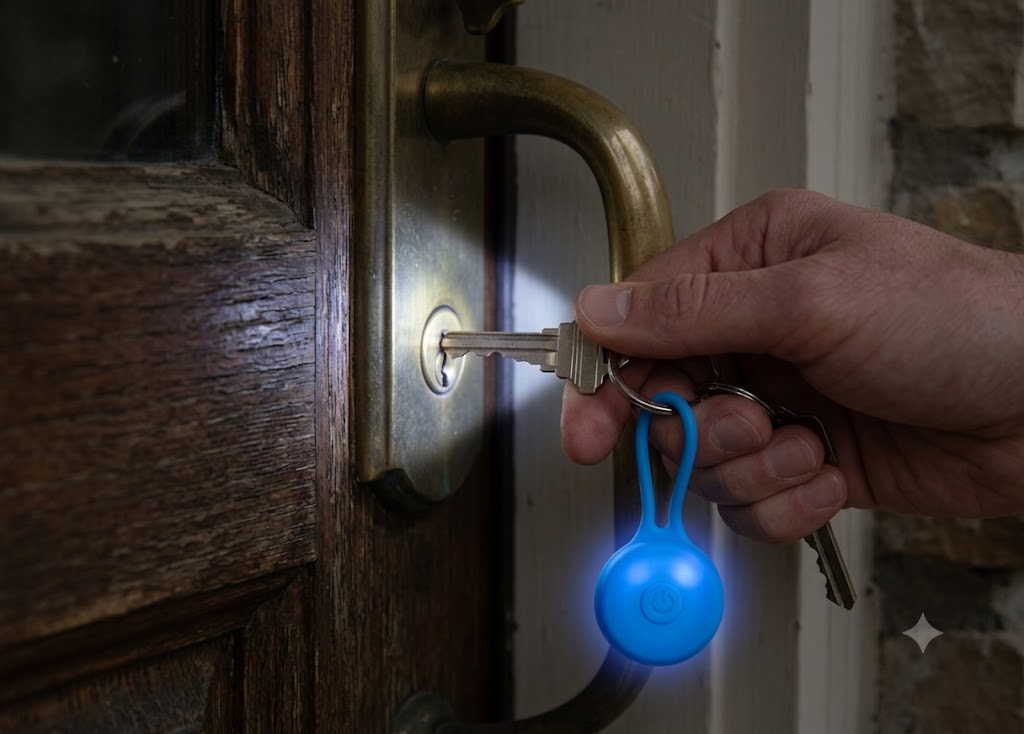 keychain light x 4
