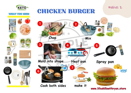 Chicken Burger Keto