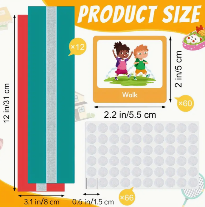 Visual Schedule Planning Cards