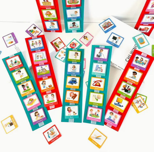Visual Schedule Planning Cards